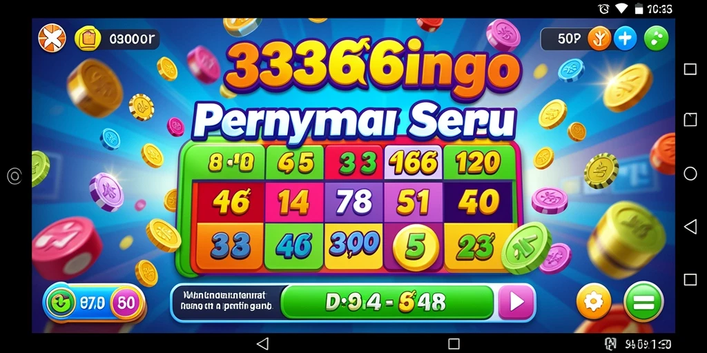 Tampilan menarik dari gameplay Bingo dalam 333666.