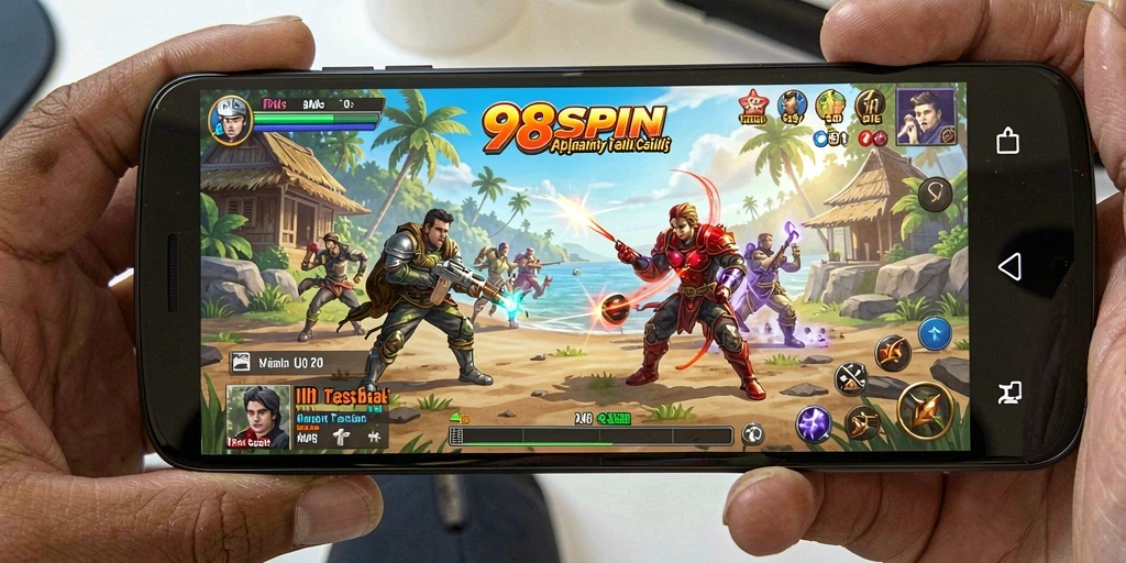 Tampilan antarmuka 98SPIN yang modern dan fungsional.
