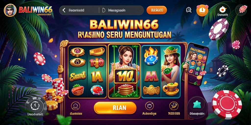 Tampilan menarik dari gameplay seru BALIWIN66.