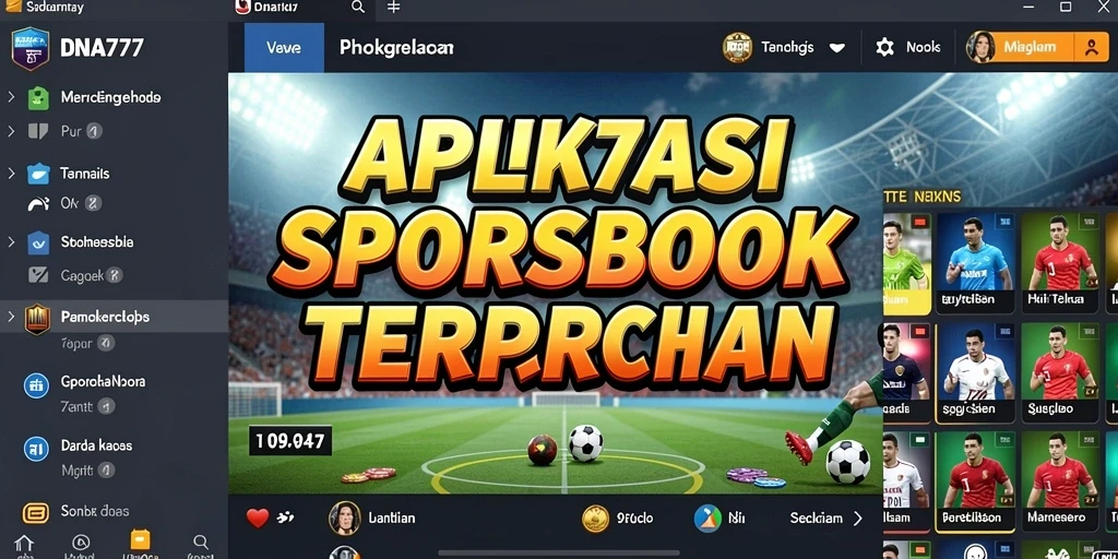 Tampilan gameplay Sportsbook DNA777 yang menarik dan interaktif.