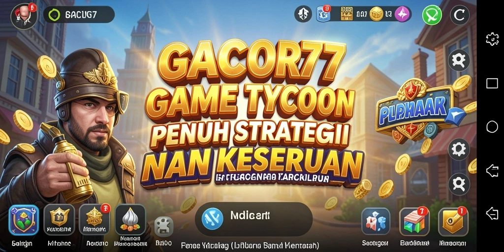 Screenshot GACOR77 menampilkan gameplay Tycoon yang menarik dan interaktif.