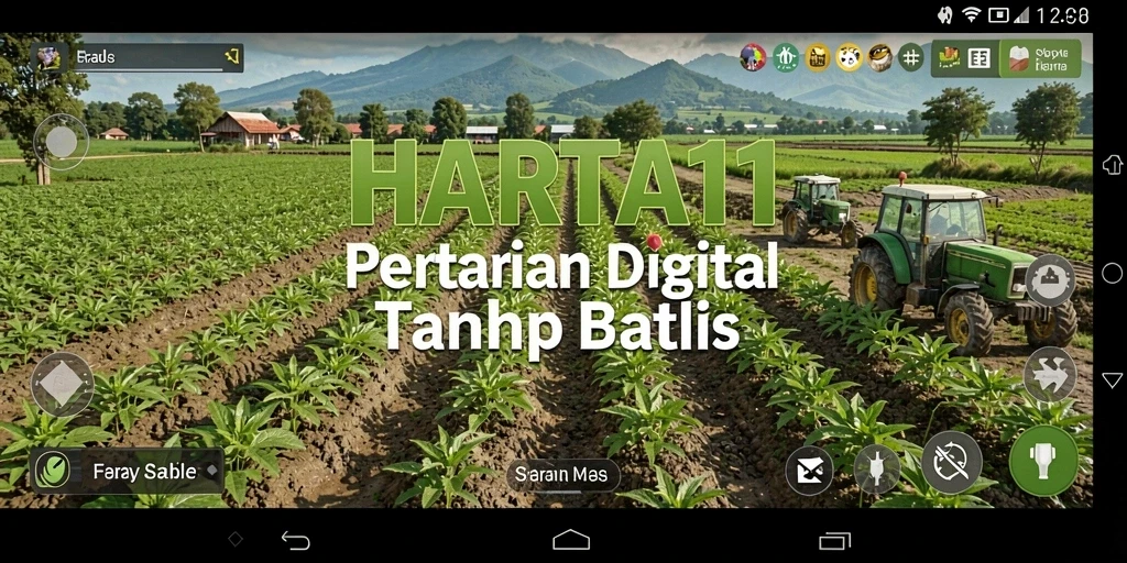 Tampilan menyerasikan ladang pertanian dalam HARTA11.