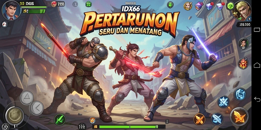Tampilan gameplay IDX66 yang menegangkan dan seru.