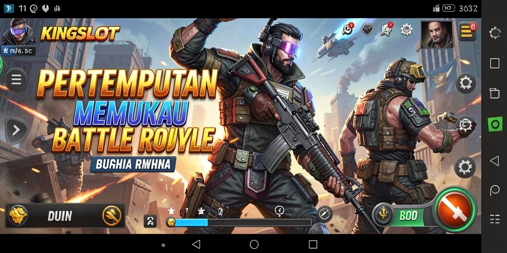 Gameplay KINGSLOT yang mendebarkan dan penuh aksi.