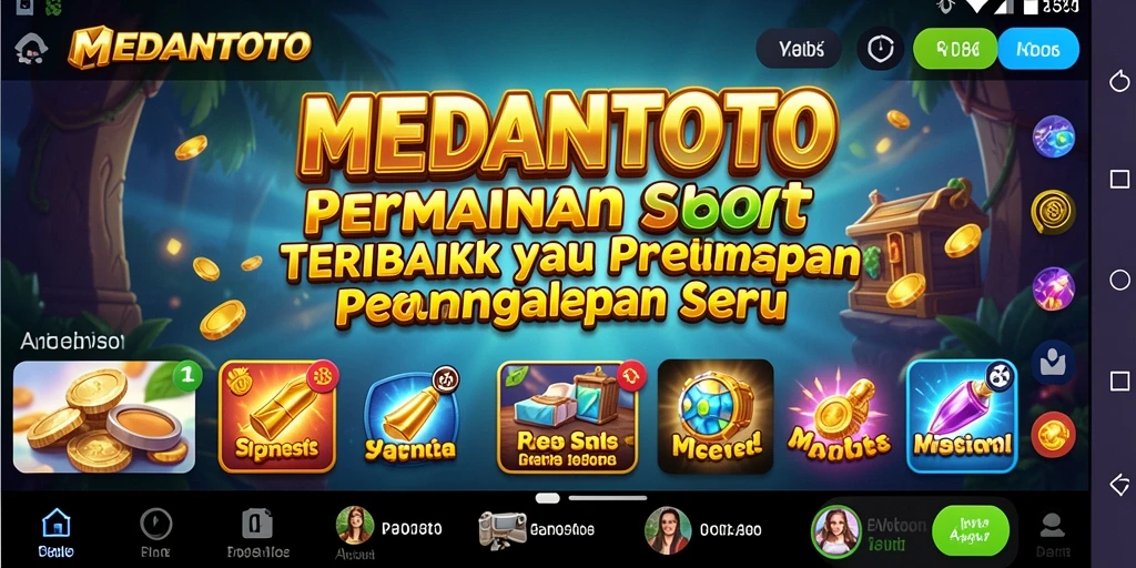 Screenshot gameplay MEDANTOTO yang menunjukkan keseruan bermain Slot.