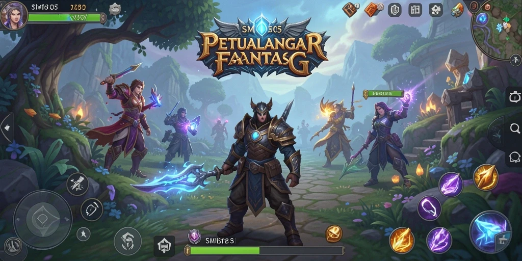Tampilan menarik dari gameplay ARPG yang mengasyikkan.