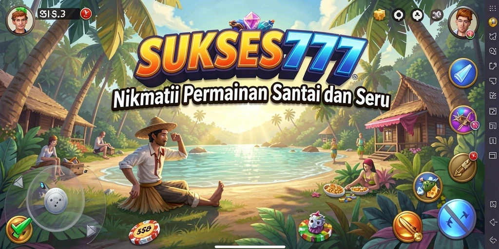 Tampilan gameplay menarik dari SUKSES777 yang seru dan menghibur.