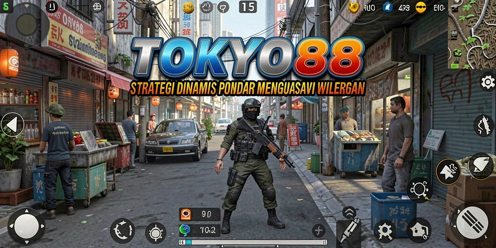 Tampilan gameplay TOKYO88 yang memikat dan strategis.